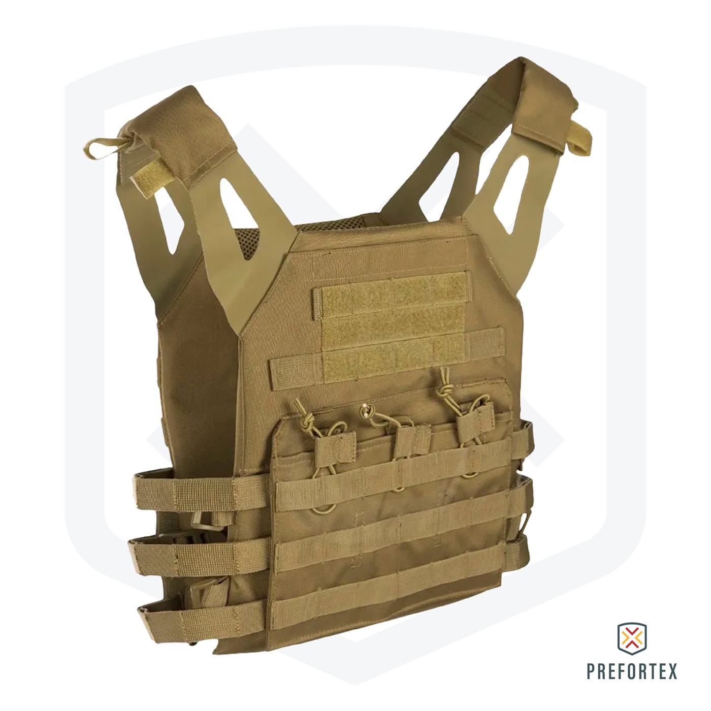 CHALECO PORTAPLACAS MIL-TEC GEN II COYOTE