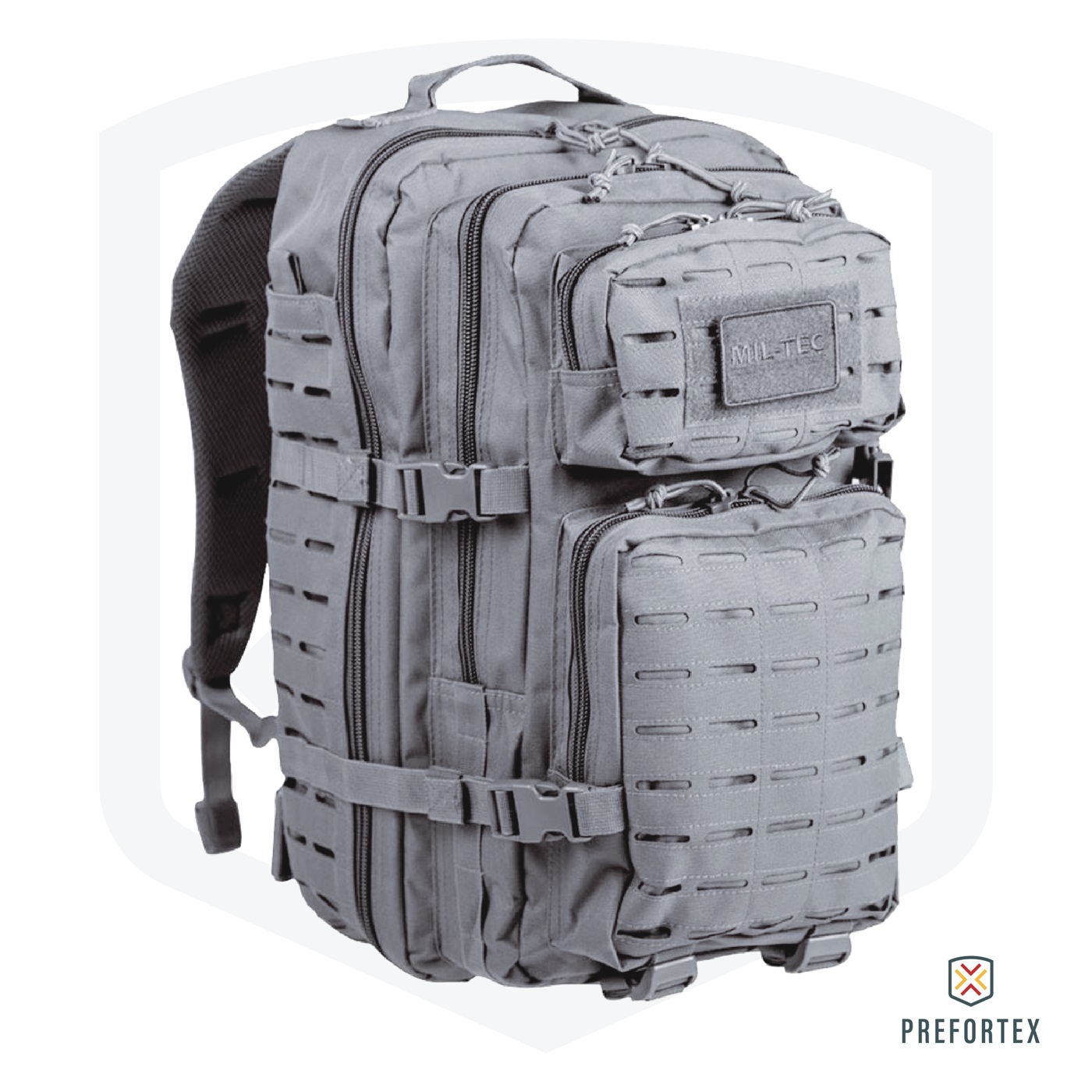 MOCHILA TÁCTICA ASSAULT 36 L MIL-TEC GRIS