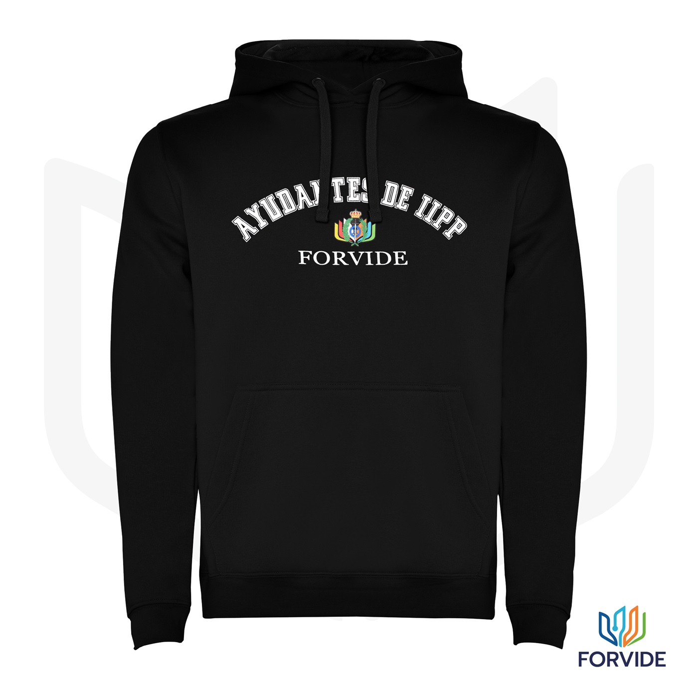 SUDADERA HOMBRE FORVIDE - NEGRA