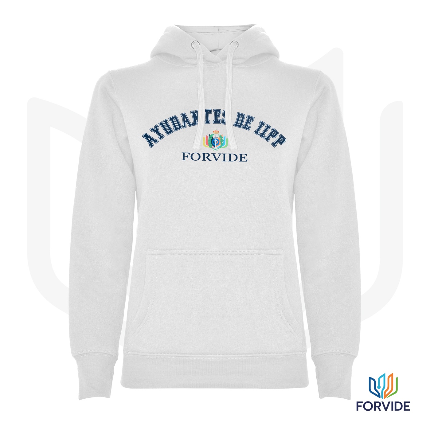 SUDADERA MUJER FORVIDE - BLANCA