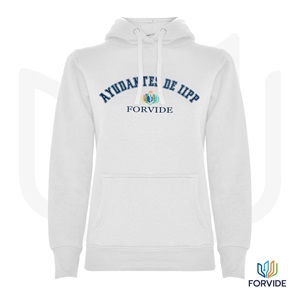 SUDADERA MUJER FORVIDE - BLANCA