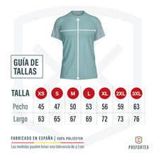 Tabla talla camisetas