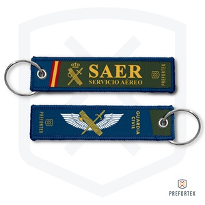llavero bordado SAER Guardia Civil