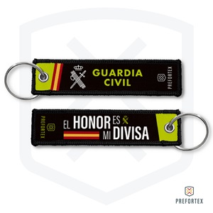 Llavero bordado Honor es mi Divisa Guardia Civil