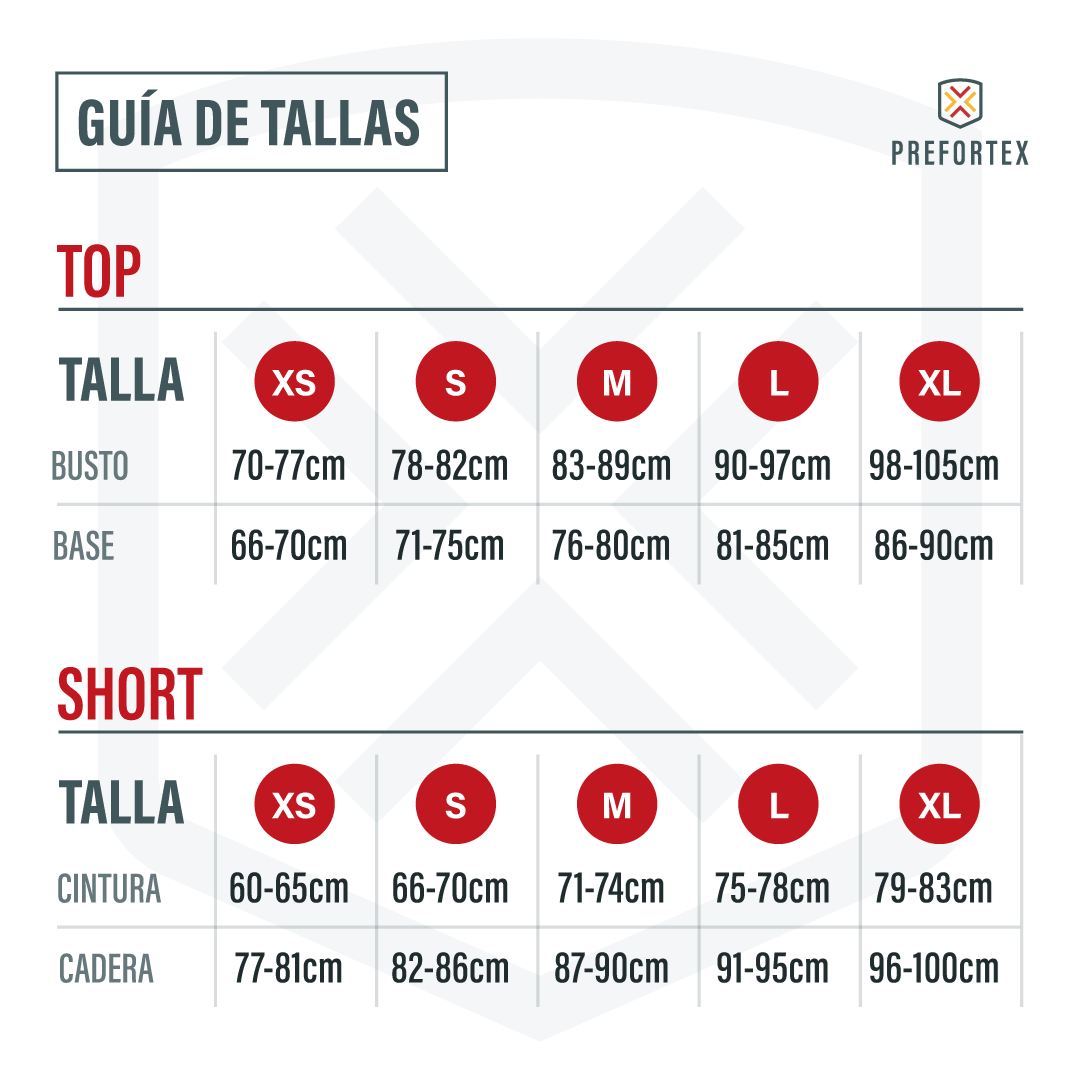 GUÍA DE TALLAS