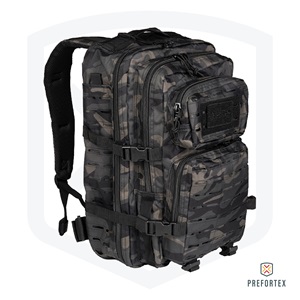 MOCHILA MIL-TEC DARK CAMO LC 36L