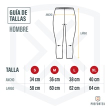 Tallas mallas deportiva hombre Prefortex