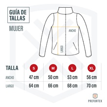 tallas sudaderas polares prefortex mujer