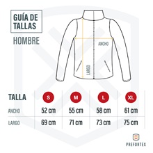Tallas polares hombre Prefortex