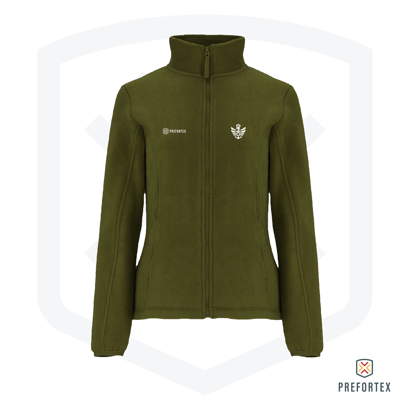 Sudadera polar militar de mujer